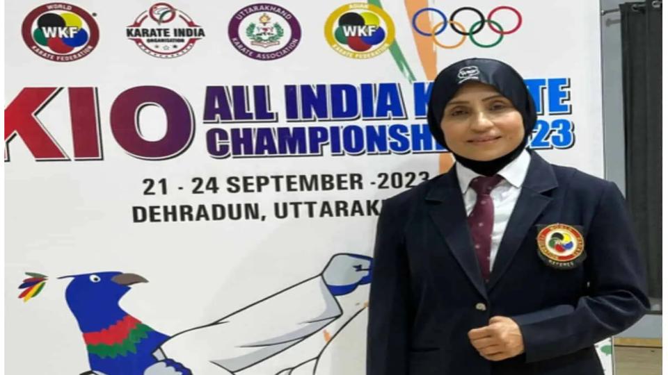 Mumbai’s hijab-clad woman named ‘Officiating Referee’ for Karate in Asian Games