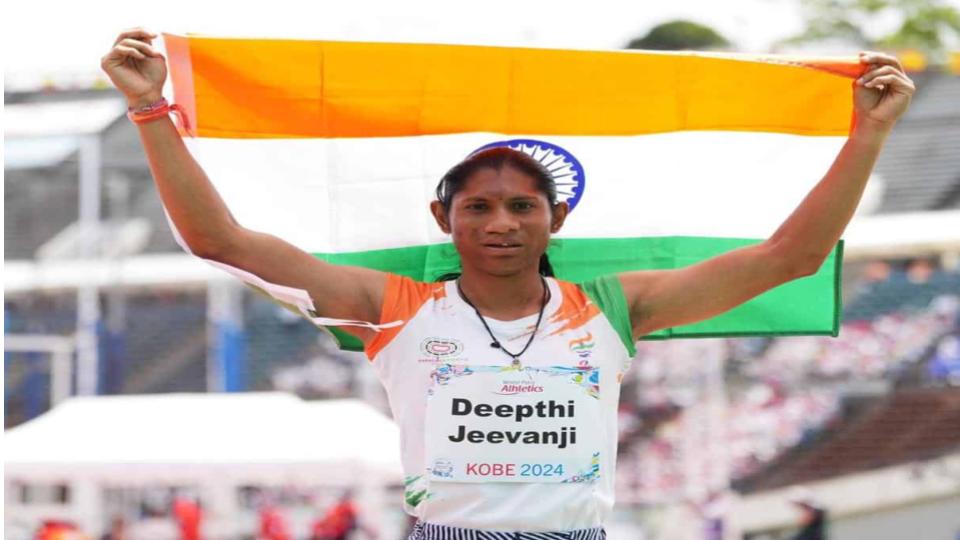 Telangana para athlete Deepthi blazes to a new world record in Japan