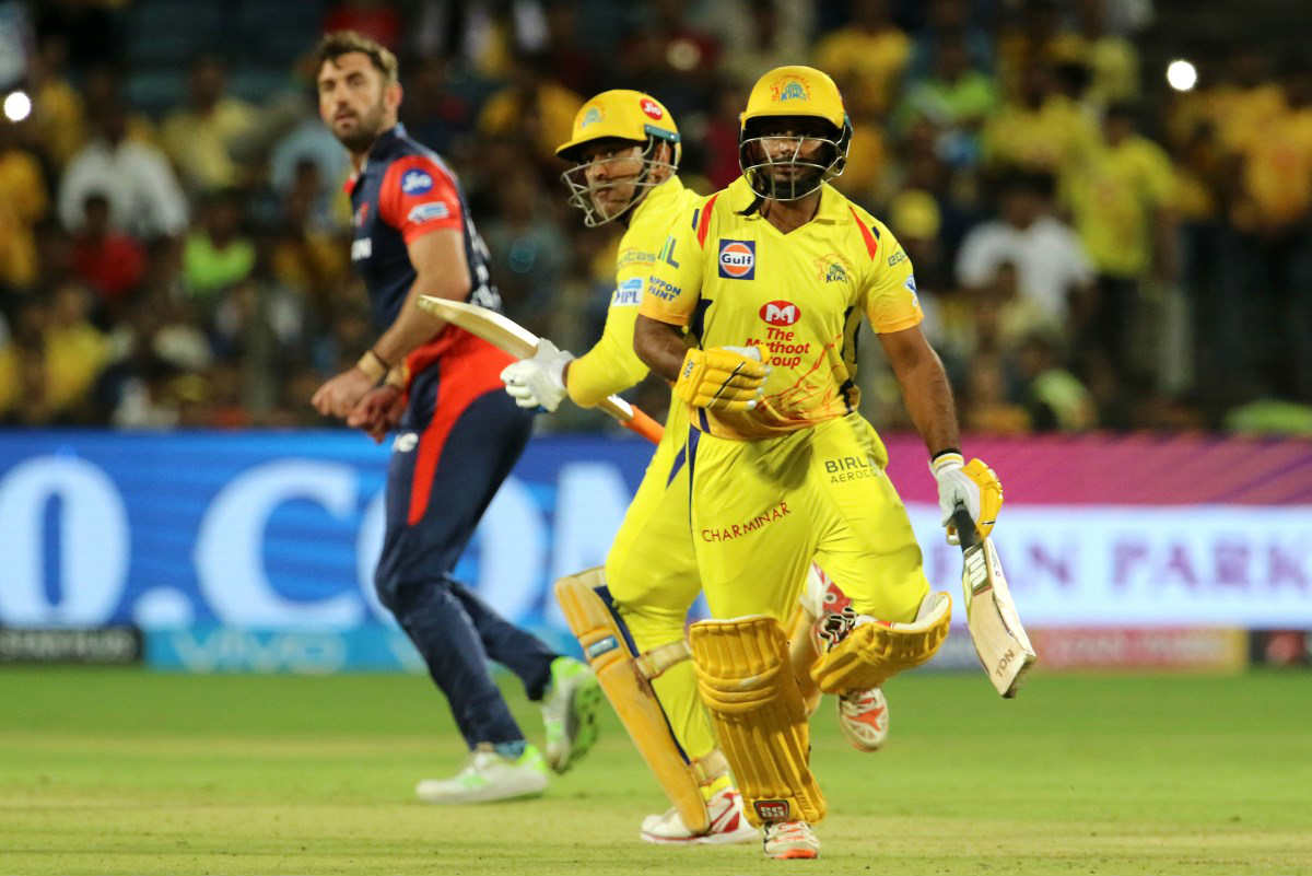 ipl2018:chennaisuperkingsdefeatdelhidaredevilsby13runsinpune