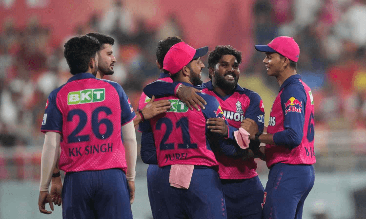 rajasthanroyalsbeatpbksby50runsinipl2025