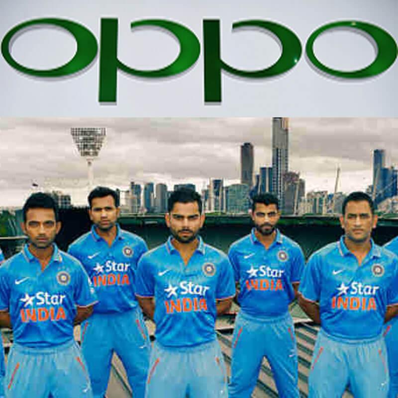 oppo indian cricket team