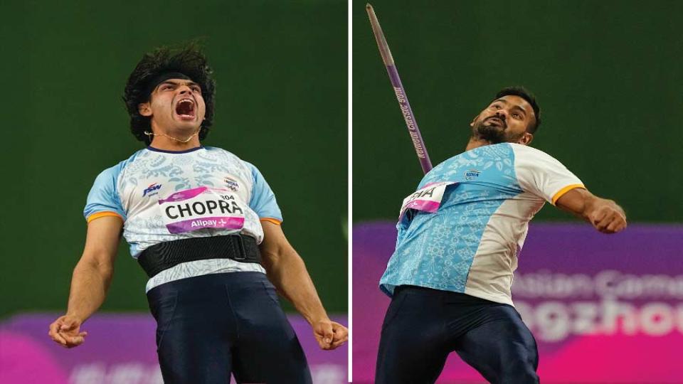 asiangamesneerajchoprawinsgoldandkishorejenasilverinmen’sjavelinthrow