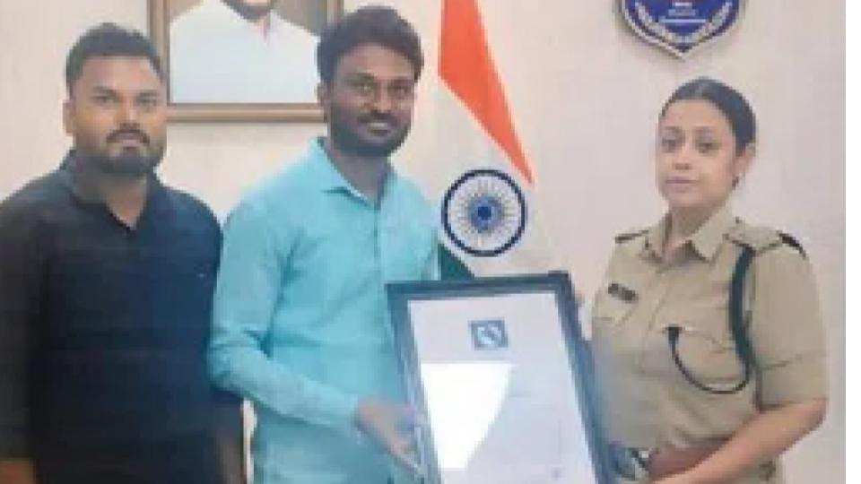 Asifabad activist enters record books with anti-drug bike ride