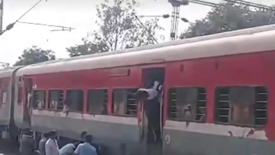Sirpur-Kagaznagar Train Catches Fire Near Bibinagar