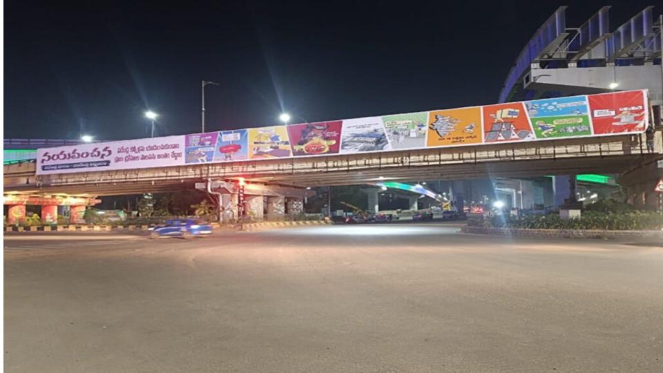 Banners against BJP appear at various places in Hyderabad