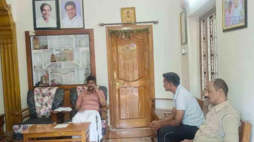 Police detain BRS leaders ahead of Revanth Reddy’s Sircilla visit