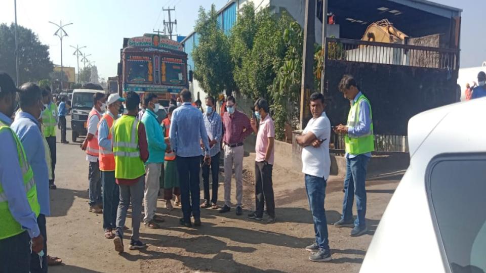 GHMC inspects slaughterhouse at Jiyaguda