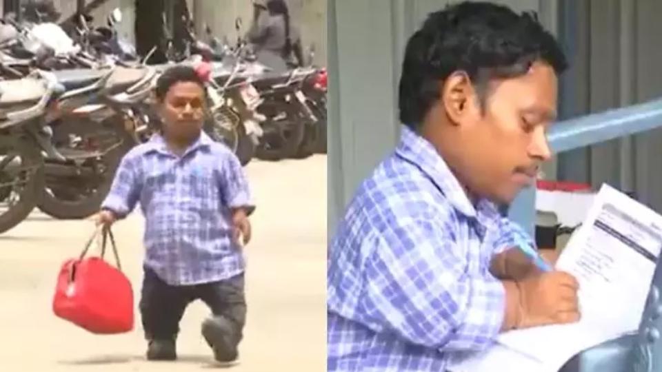 2-Feet-Tall Veerababu Earns Rs. 1,500 a Day in Khammam