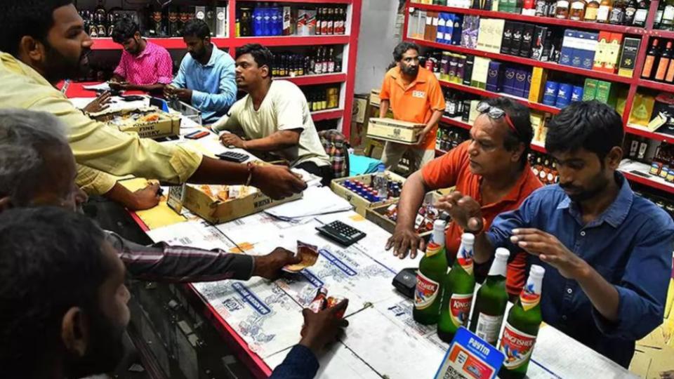 Residents Protest Against Liquor Shops in Manikonda