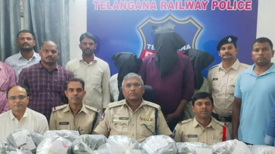 Secunderabad Railway Police Seize 41 Kg Ganja, 3 held