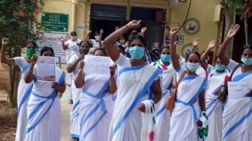 ASHA, Anganwadi workers threaten to intensify statewide protests