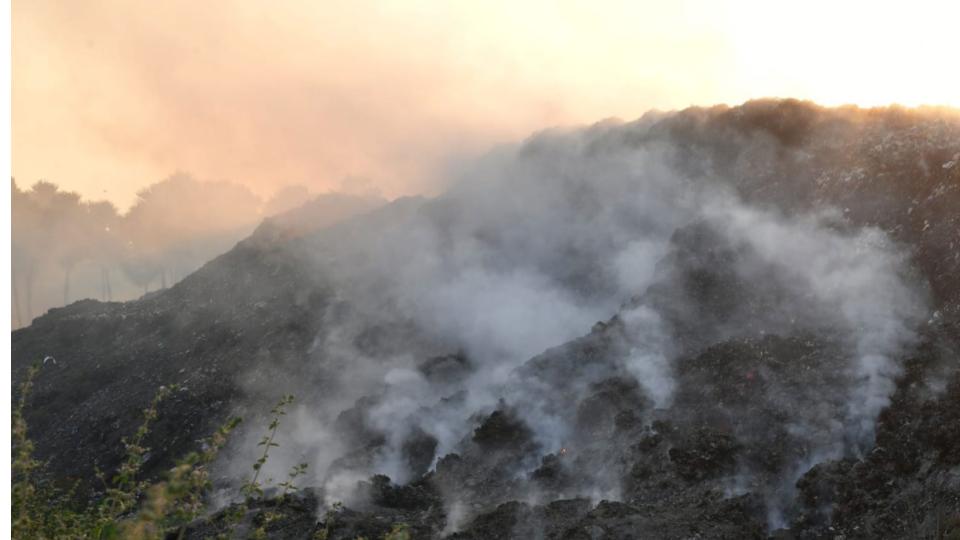 Karimnagar residents choke on smoke from municipal dumping yard
