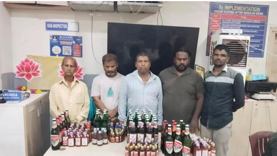 Mangalhat Police Seize 50.01 Litres of Liquor