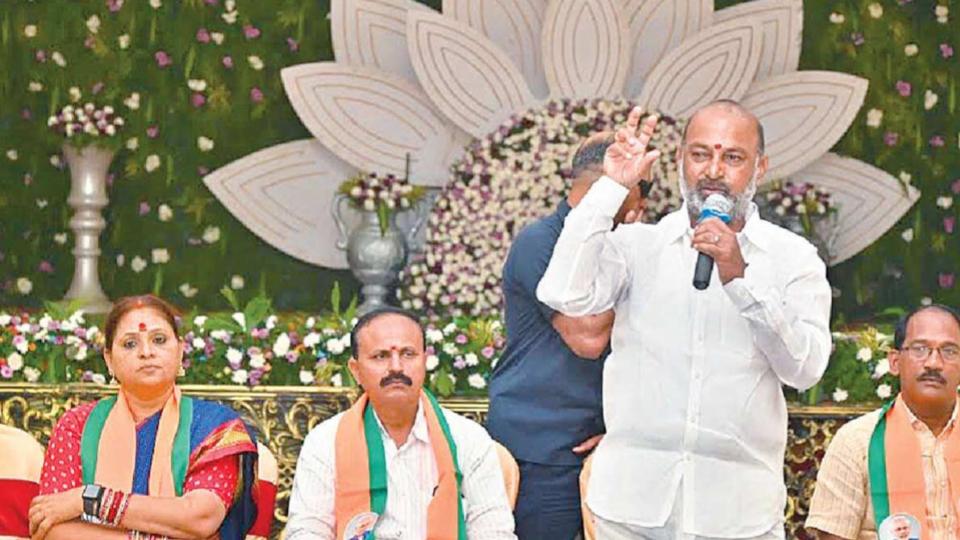 BJP Will Win Karimnagar Mayor Seat, says Bandi Sanjay