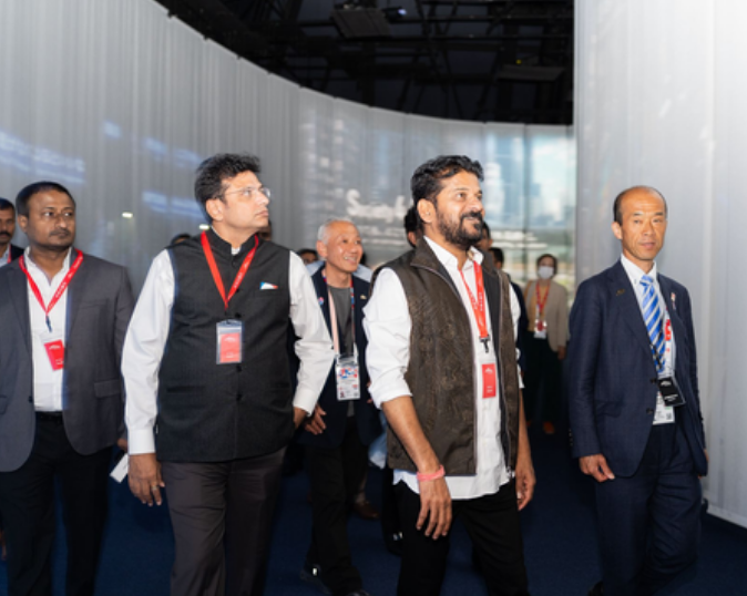 telanganacmpushesforjapaneseinvestmentsinkeysectorsatosakaworldexpo
