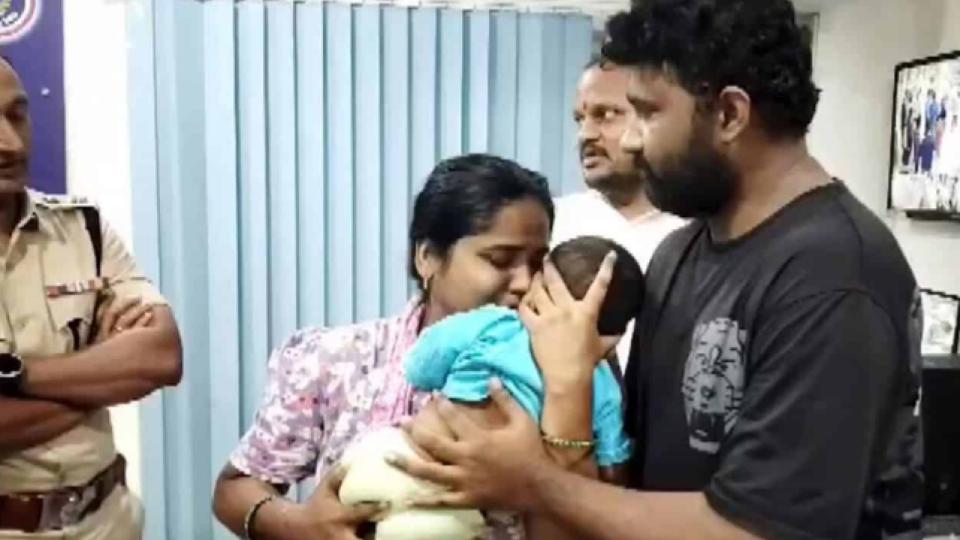 8 month old boy rescued by hyderabad city police in 3 hours