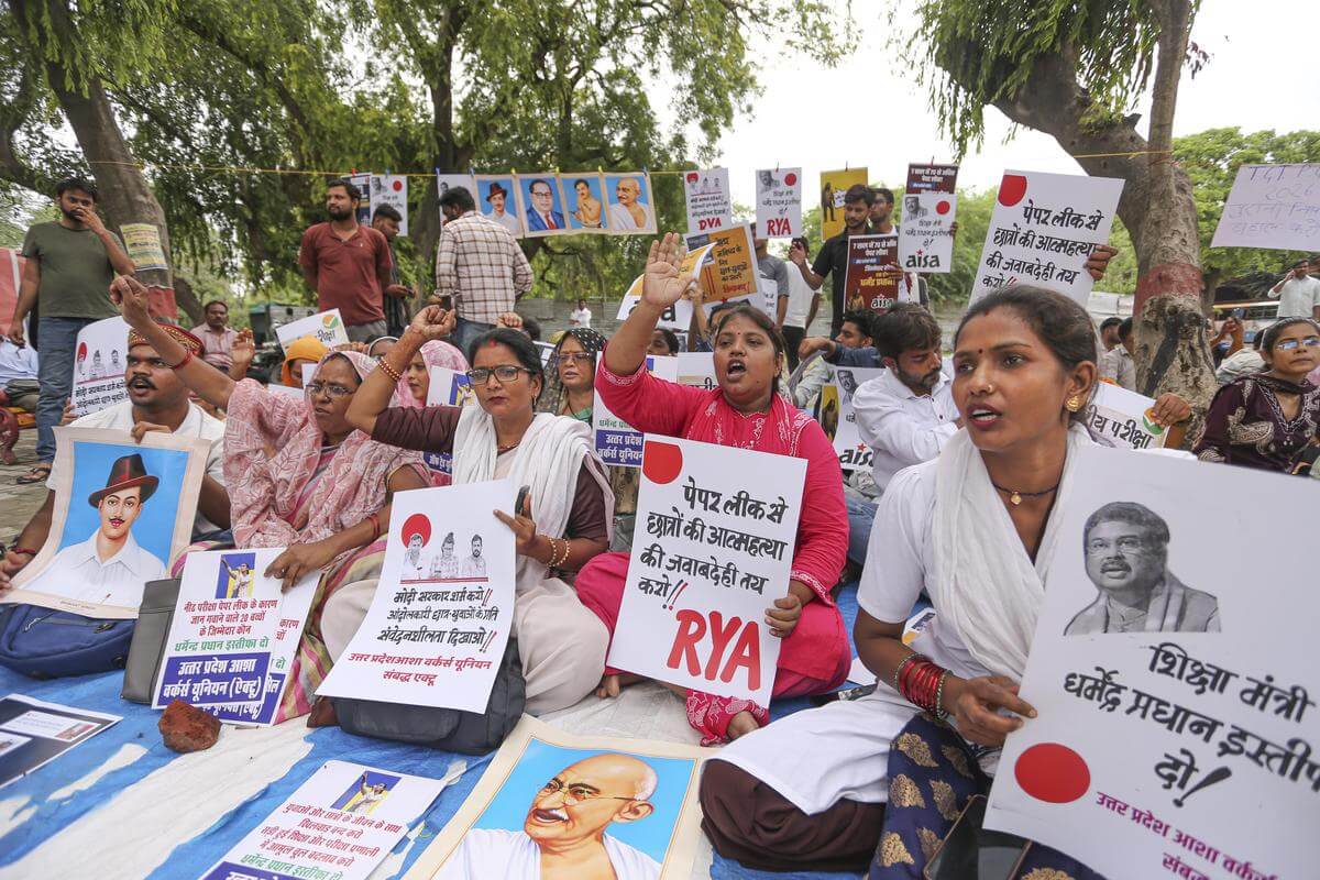 Students, unemployed youths detained in Hyderabad over NEET paper leak protests
