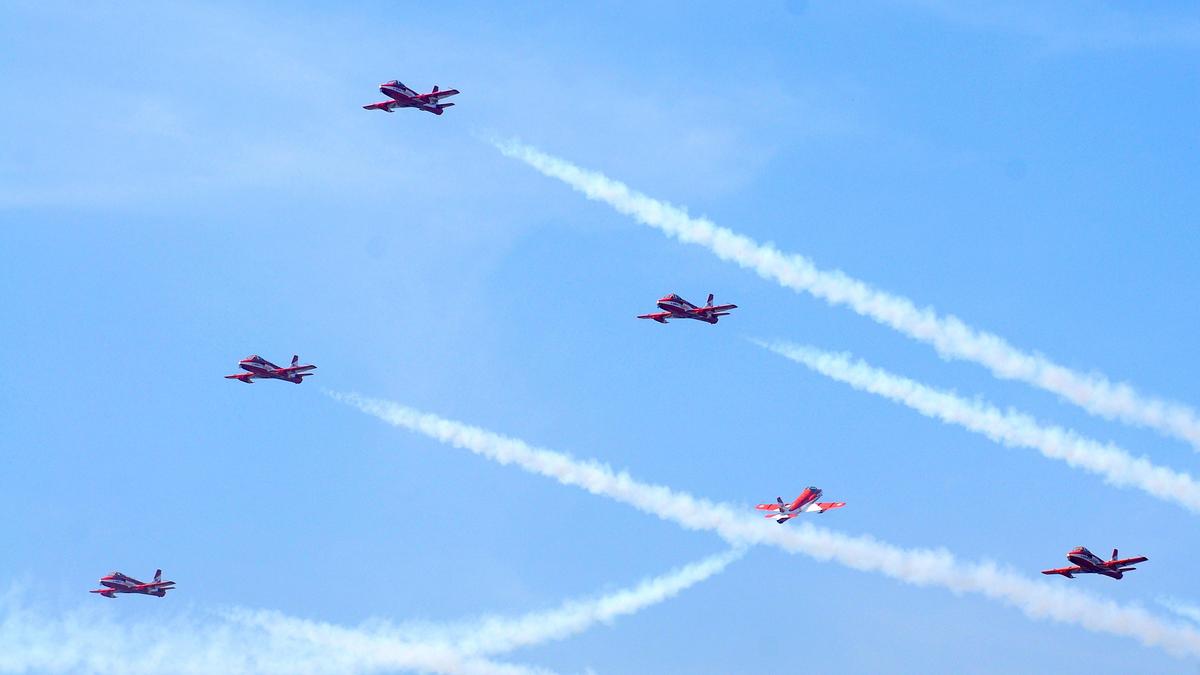 IAF’s Surya Kiran aerobatic team to dazzle Hyderabad at Wings India 2026