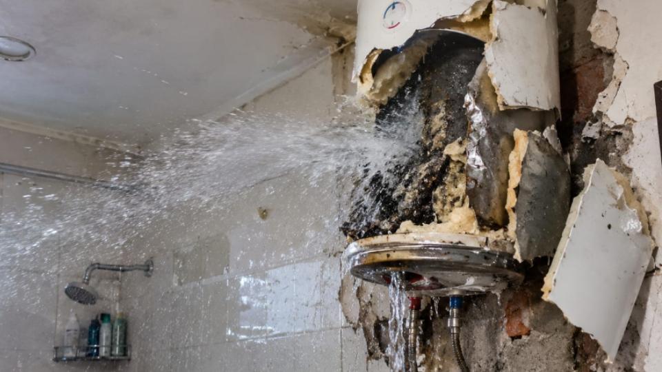Water heater explosion guts house in Medchal