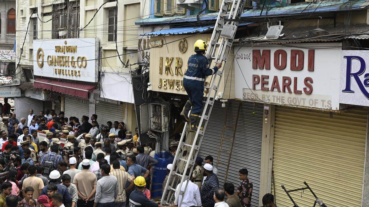 Gulzar Houz building fire likely started due to short circuit in pearl shop