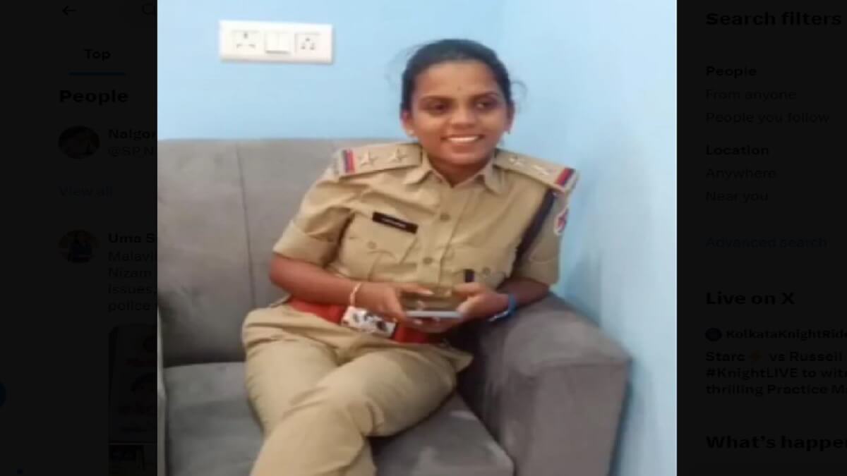 womanarrestedforposingasrailwaycopintelangana;fakeiduniformseized