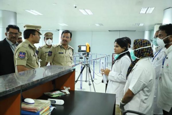 sajjanarinspectsscreeningcentresatrgiaairport