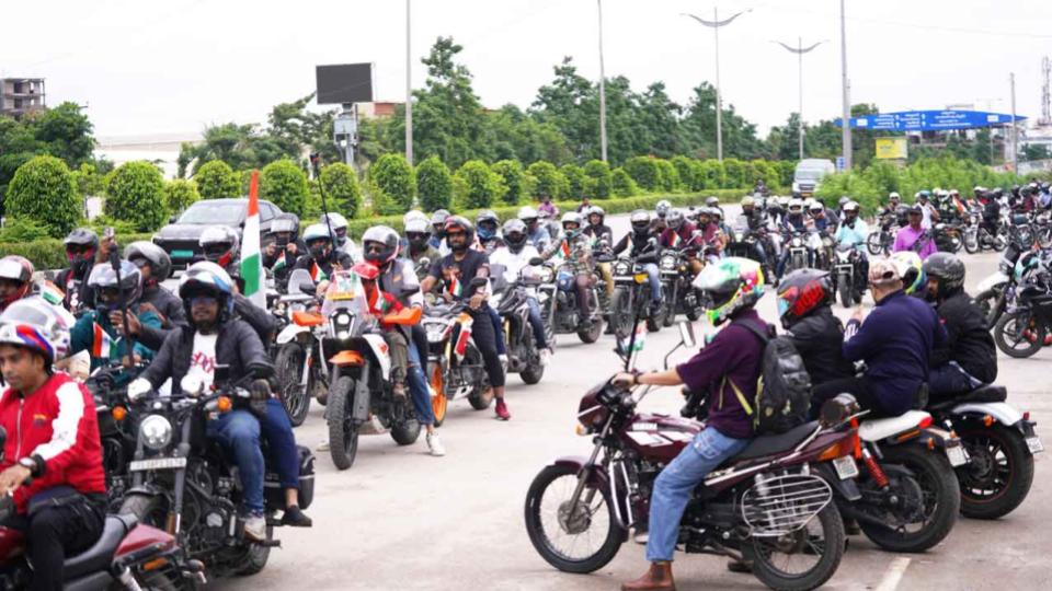 Over 200 bikers join Tiranga Torque 2025 in Hyderabad