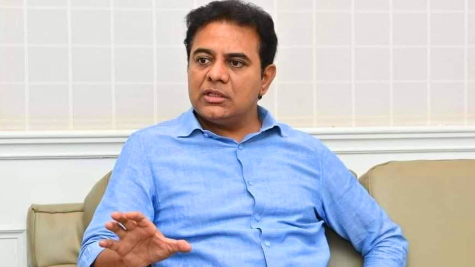 KTR slams Telangana govt over release of Godavari waters amid rain deficit