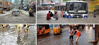 Heavy rains throw Hyderabad traffic and daily life out of gear