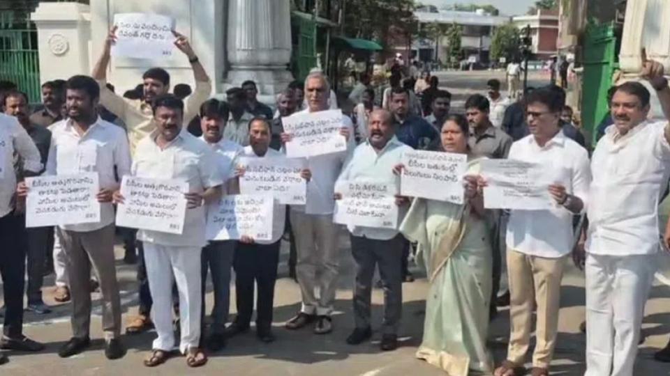 BRS protests targeting Congress over BC Sub-Plan implementation