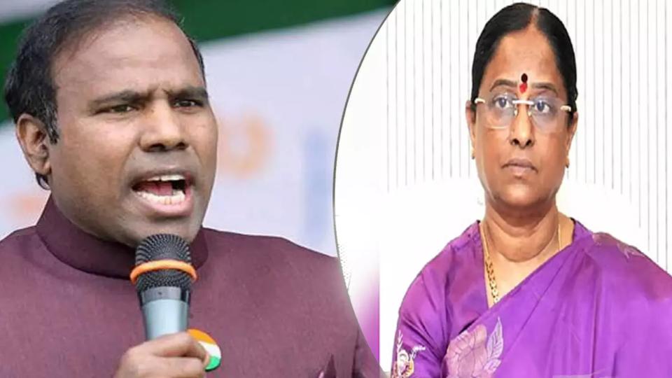 KA Paul Invites Konda Surekha To Join Praja Shanti After Congress Ouster