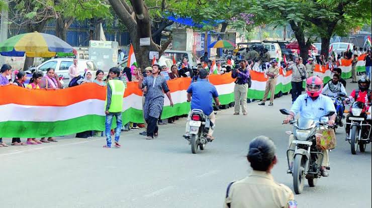 activistsformhumanchainagainstcaanrcinhyderabad