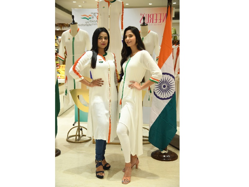 Neeru’s launches an Independence Day-themed Dress Tricolor Tiranga-dress to celebrate 75 years of Independence