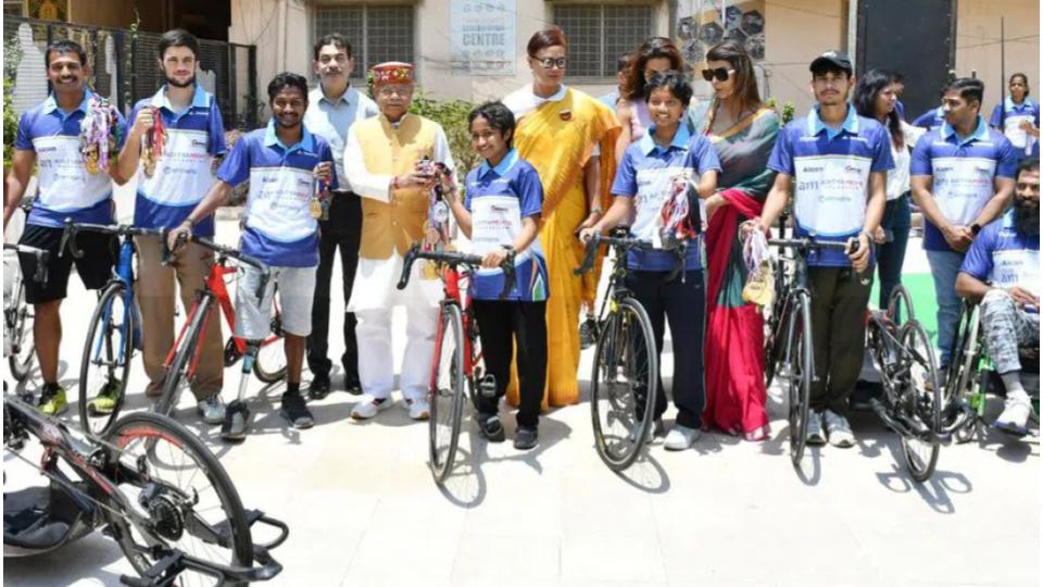 telanganagovernorshivprataphonorsamfparaathletes