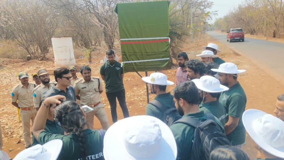 Forest cleanliness, awareness drive conducted at Anantha temple in Vikarabad
