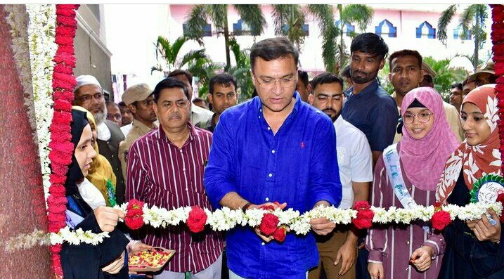 akbaruddinowaisiinauguratesowaisijuniorcollegeinriyasatnagar