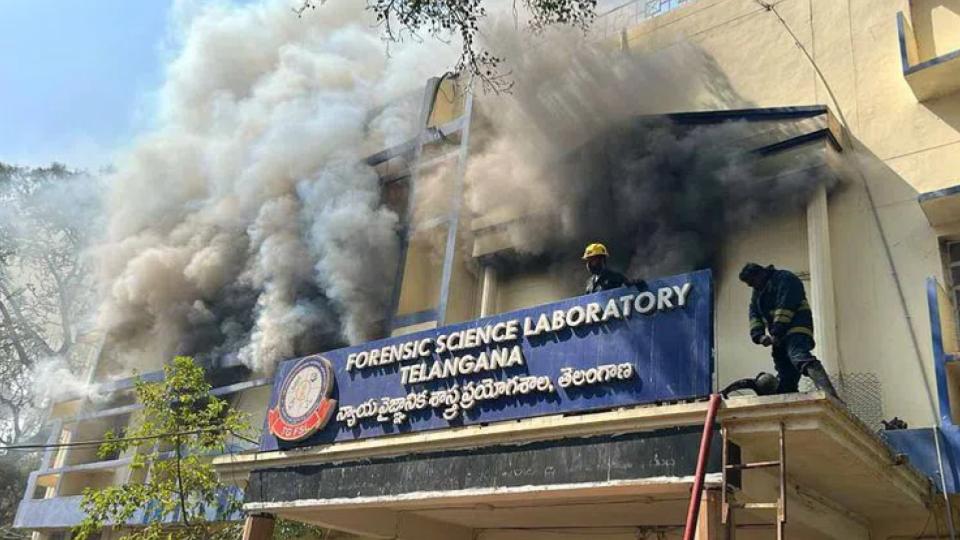 Major fire breaks out at Forensic Science Laboratory in Red Hills