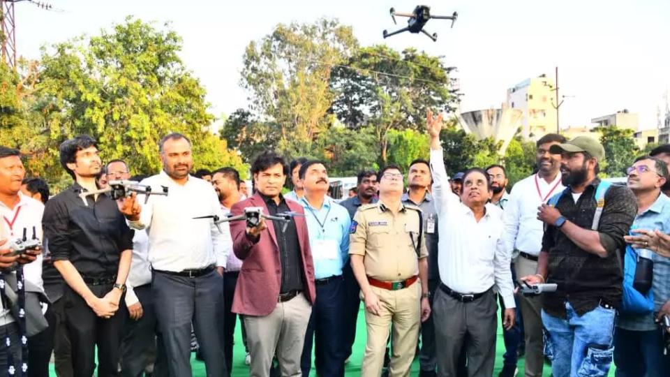 GHMC Commissioner Launches Drone Surveillance 