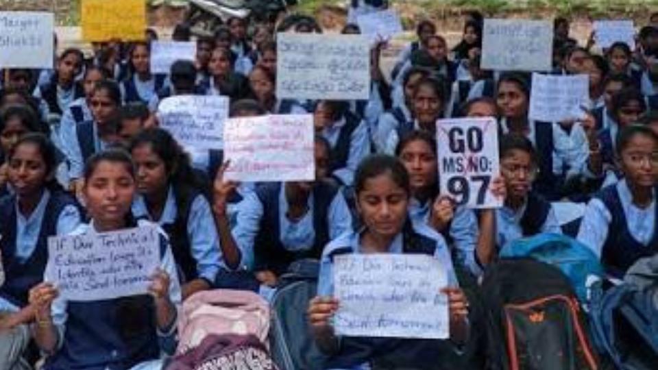 Polytechnic staff threaten to restart protests in Telangana over GO 97
