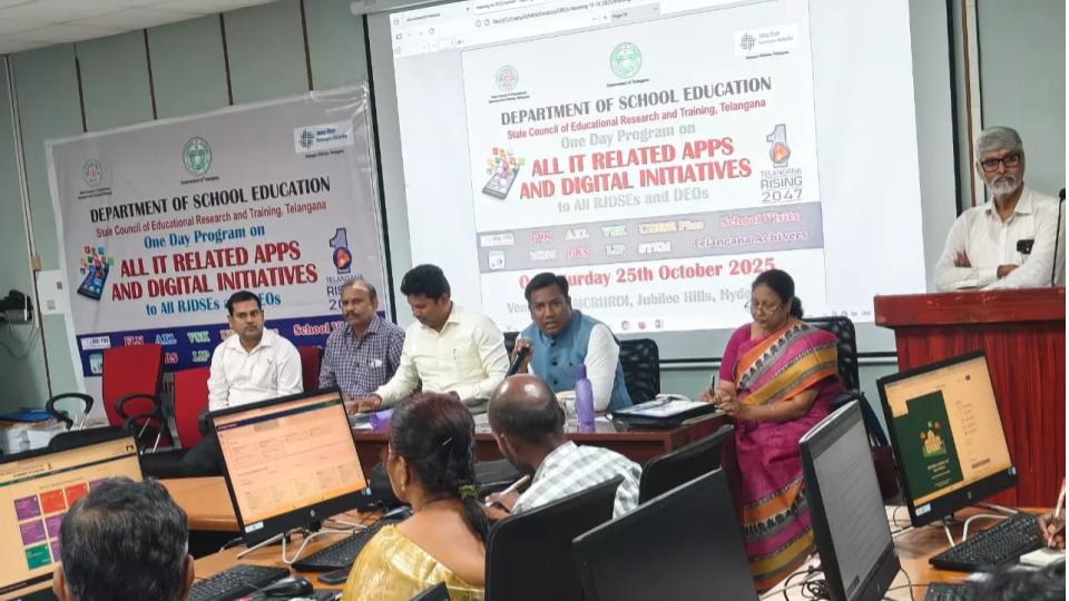 DEOs, DIET principals Briefed on School Digital Initiatives