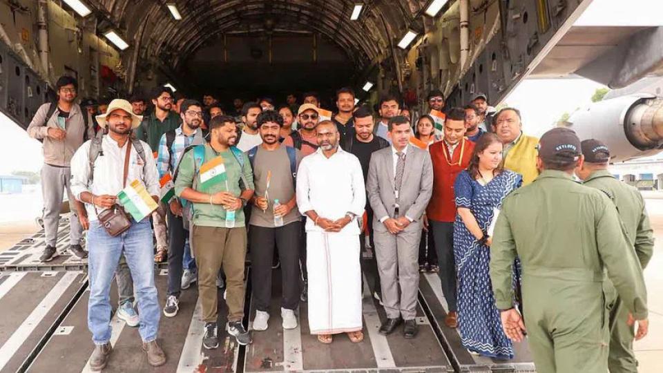 Operation Sindhu, 17 Telugu evacuees return to Delhi from Iran
