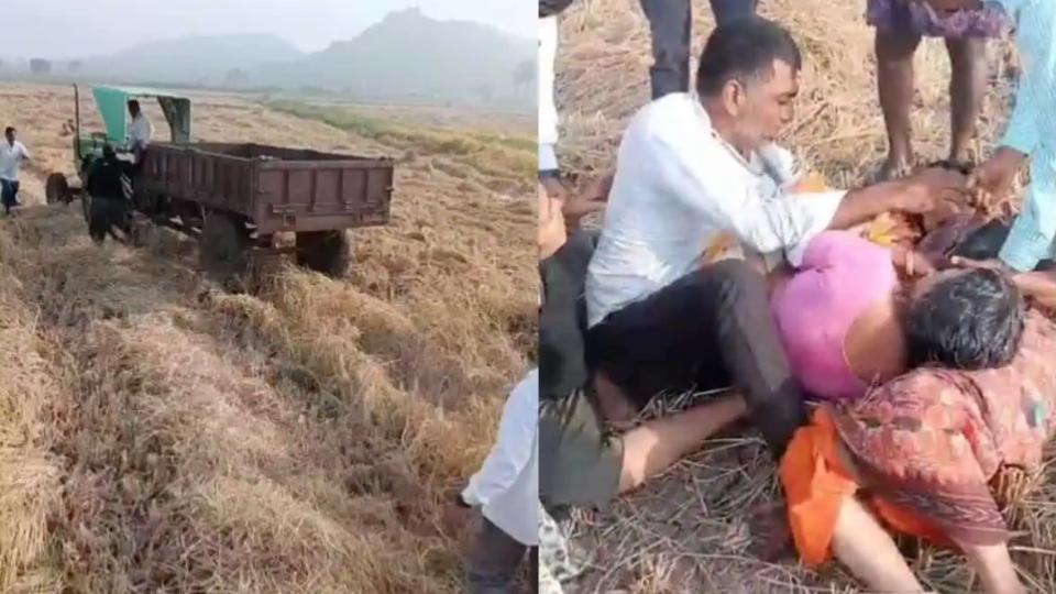 Man drove tractor over his sister due to land dispute in Suryapet