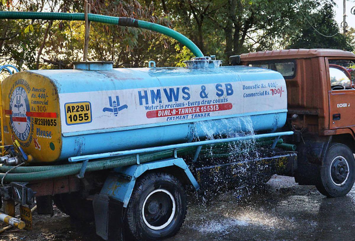 Water tanker delivery within 24 hours: HMWS&SB
