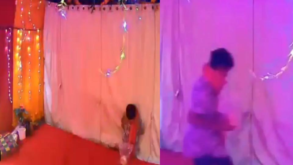 Man steals laddu from Ganesh pandal in Uppal