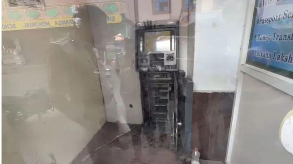 ATM theft reported at Gaddapotharam municipality in Sangareddy