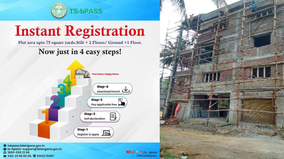 fourstepprocessforinstantbuildingpermissionof75sqyardsinhyderabad