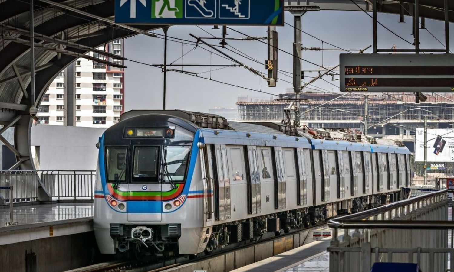 metroservicesdisruptedinhyderabad