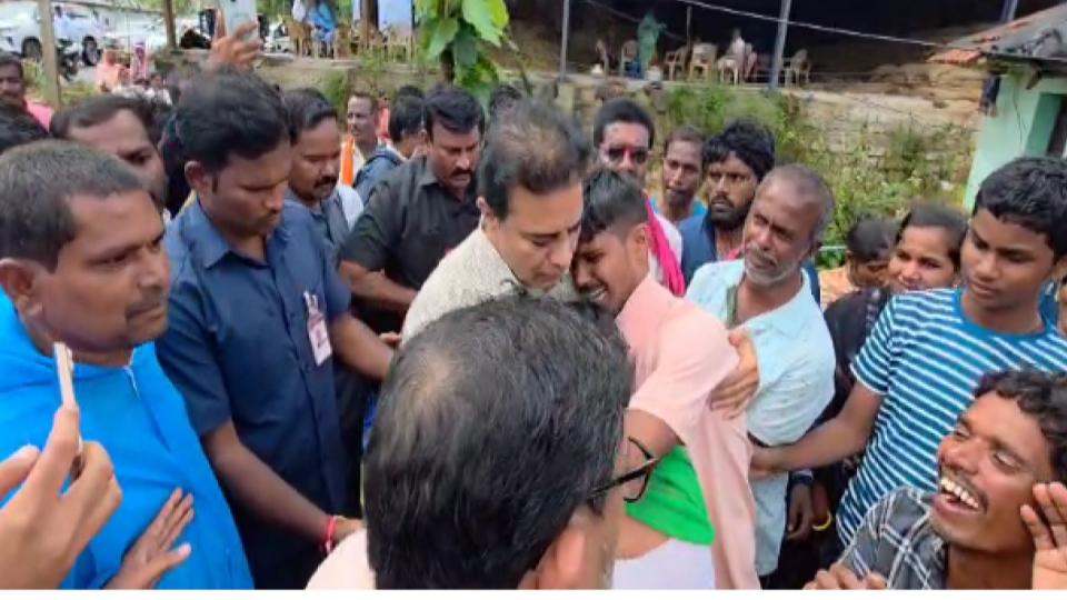 Video of KTR slams CM Revanth over slow response to floods in Telangana
