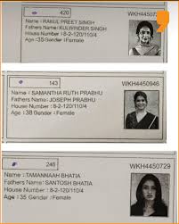 Fake voter list with names of Samantha Prabhu, Tamannaah Bhatia emerge, case filed