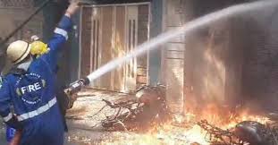 firebreaksoutatmechanicworkshopatnampally